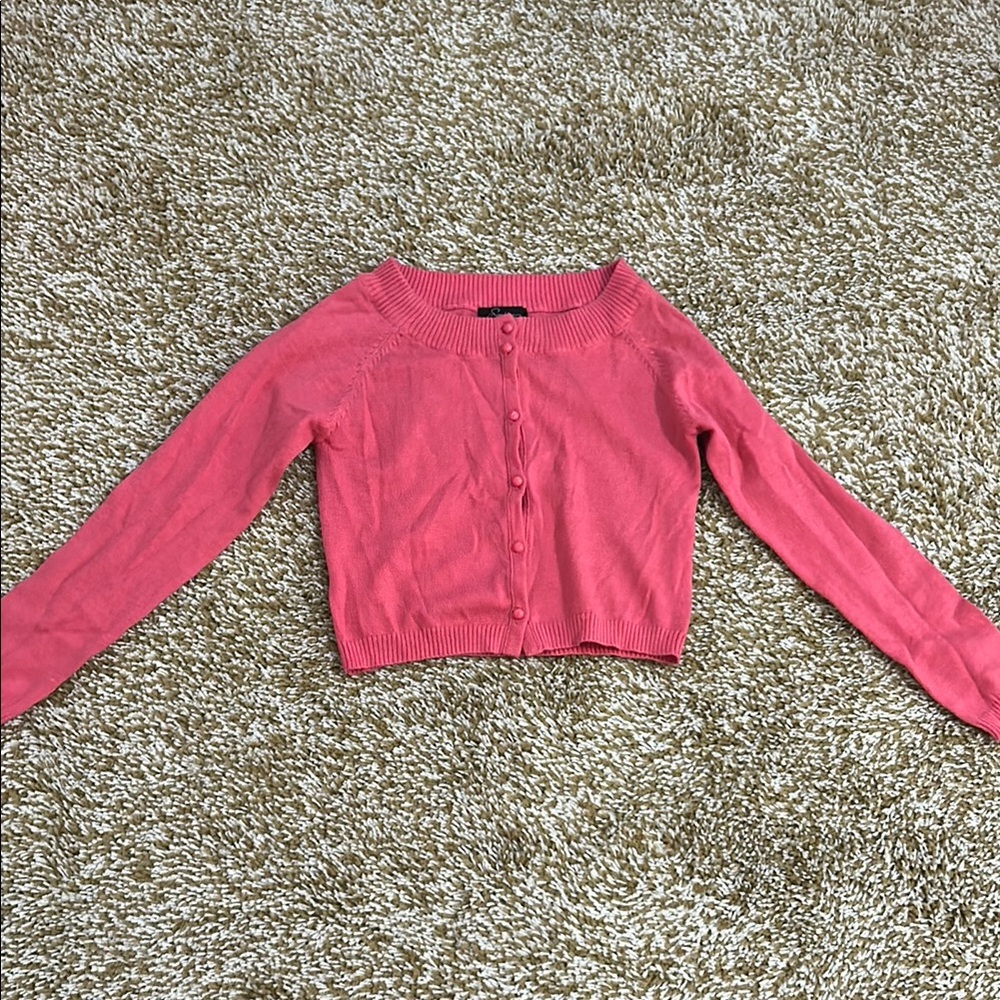 Speechless Pink Button-Up Cardigan